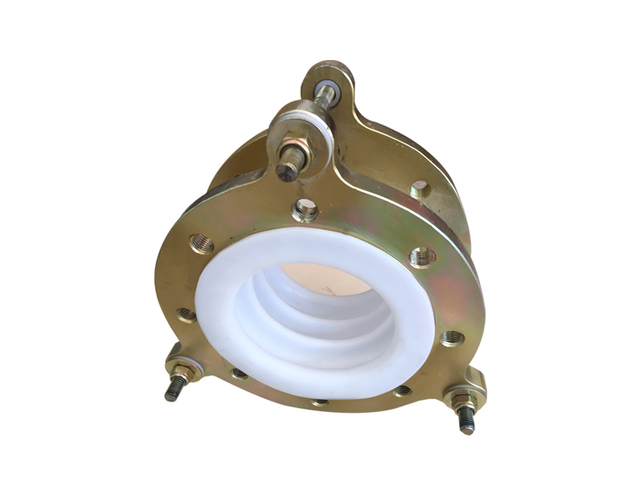 Rigid lined PTFE expansion joint compensator