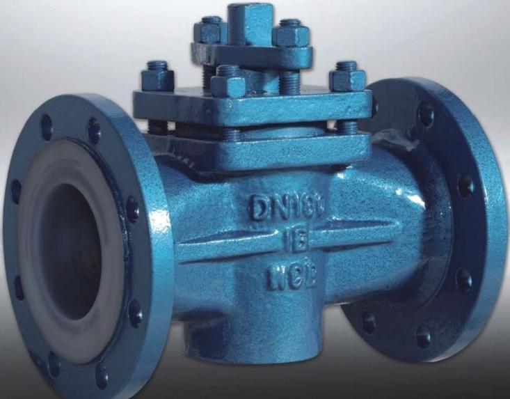 Fluorine-Lined Gate Valve
