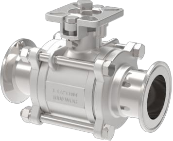 3片式高平台快装球阀（3A标准）