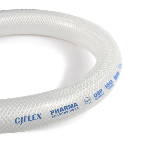 Platinum-Cured Fiberglass Braided Silicone Hose, Type GF